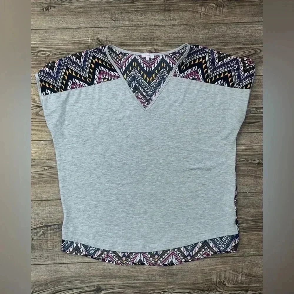 Medium oversized shirt boxy western tribal